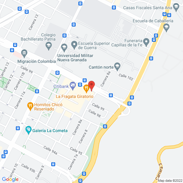 Map of Compañia General De Telecomunicaciones Cgt S.A.S