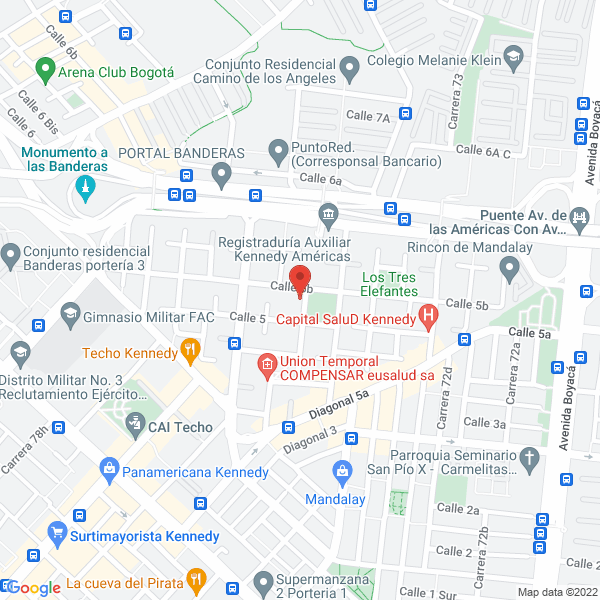 Map of Liceo Nordam