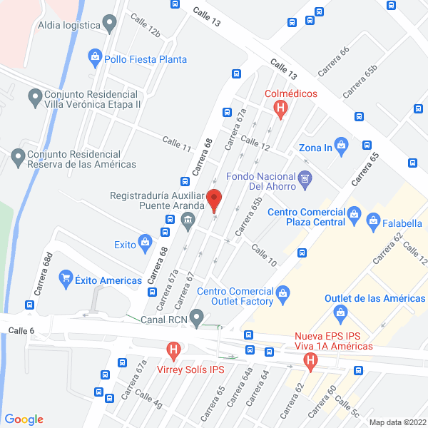 Map of Laboratorios Farpag S.A.S