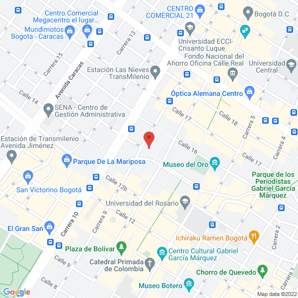 Map of El Manantial