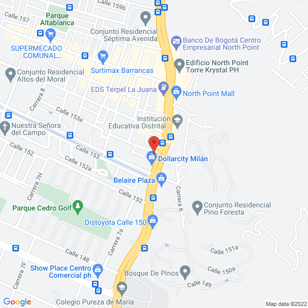 Map of Colombian Uniforms