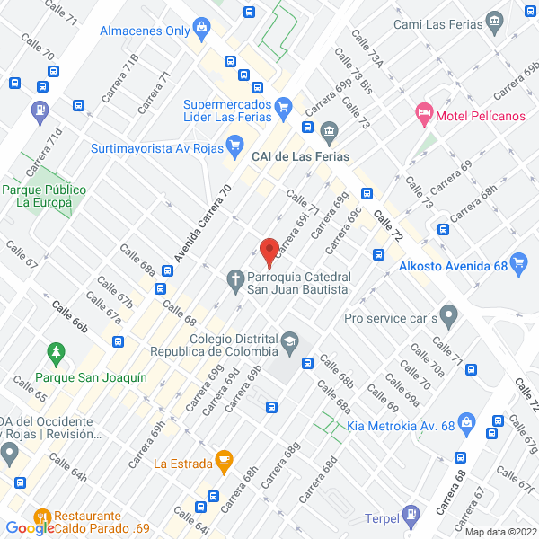 Map of Acuacel Plomeria 24 Horas
