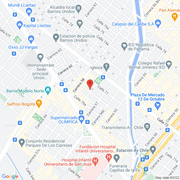 Map of Arca Servicios Ltda.