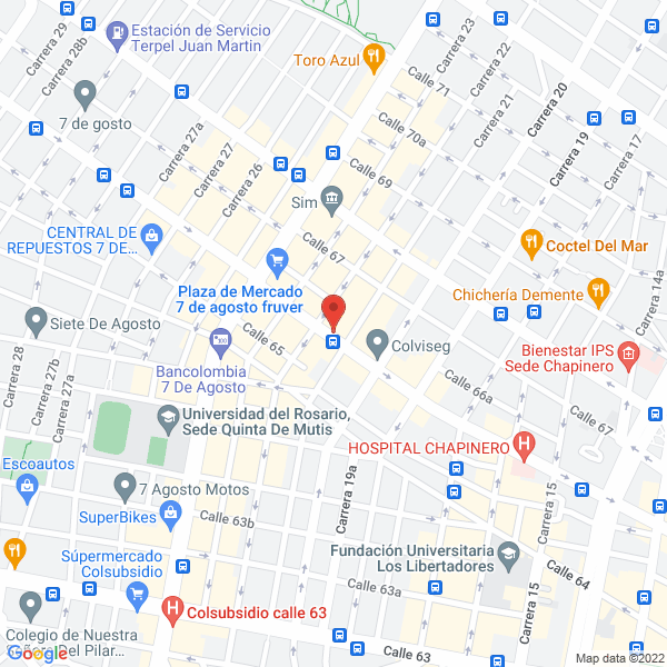 Map of Almacén Y Confecciones Saint Thomas