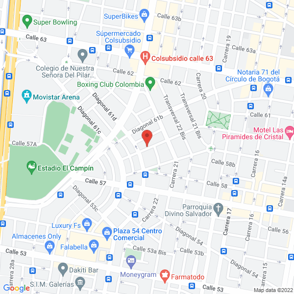 Map of Técnicas De Proyección E Informática Ltda.