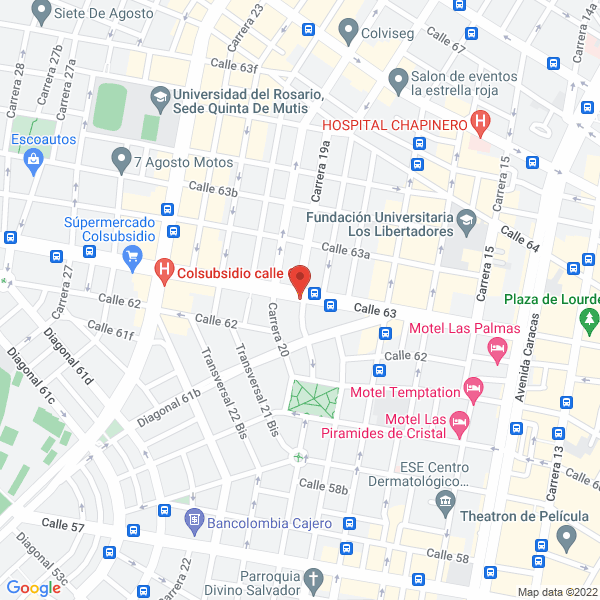 Map of Industrias Medellín - Kontiki