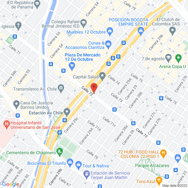 Map of Musicales Perdomo Fuentes Ltda.
