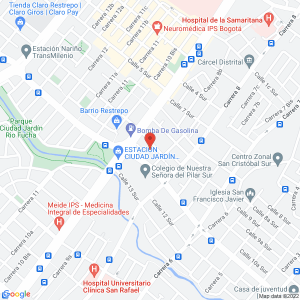 Map of Equipack