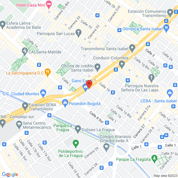 Map of Kx Luces Y Sonido