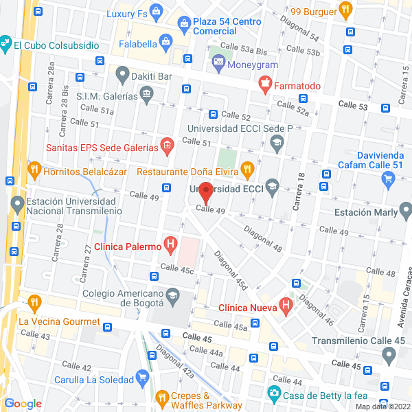 Map of Ware Soluciones Tecnologicas