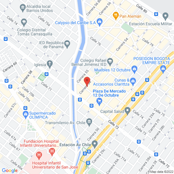 Map of Importadora Y Distribuidora De Herrajes S.A.S.