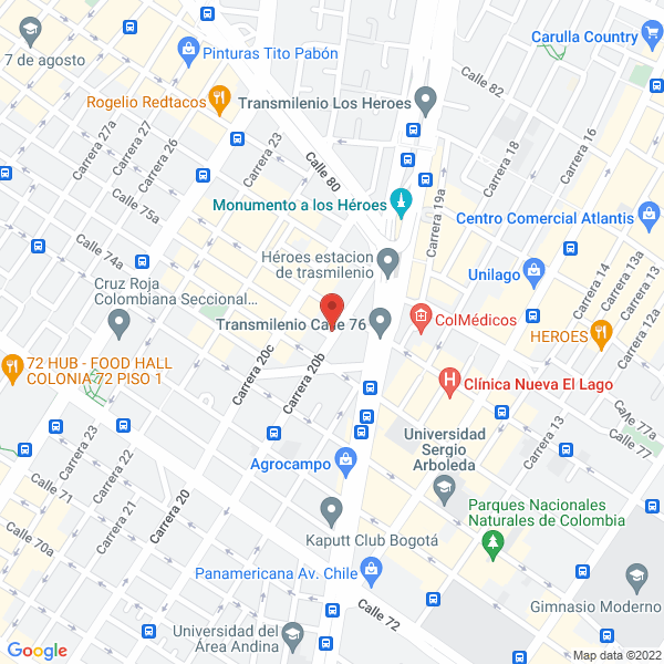 Map of Anden Cultural S.A.S.