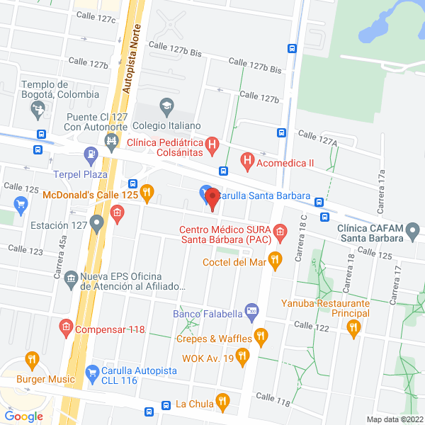 Map of Farmacia Homeopatica Del Dr. Pinzon