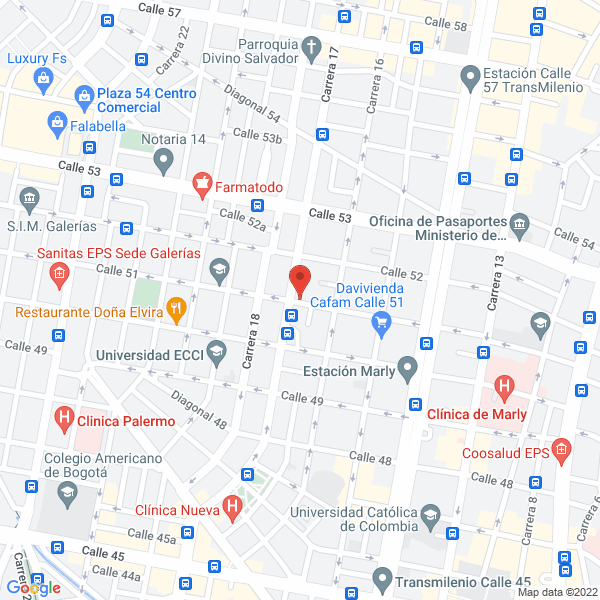Map of Sicteg Ltda- Biometricos