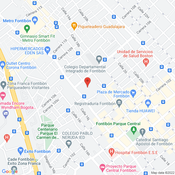 Map of Asesorías Ambientales Integrales Nicho