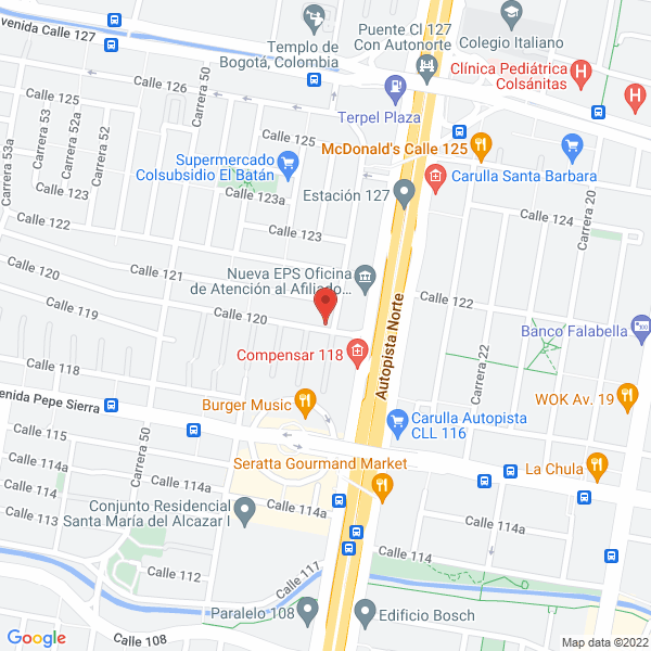 Map of Proasem Ltda.