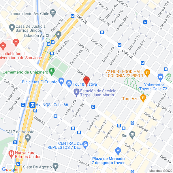 Map of Am Mascotas