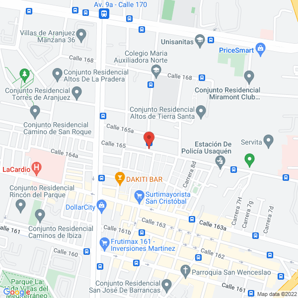 Map of Geocem Laboratorio De Materiales
