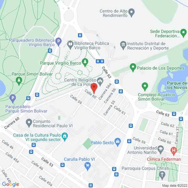 Map of Puntos Y Mercados S.A.S - P Y M Mayorista