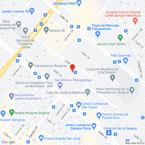 Map of Armadillo Contruccion S.A.S