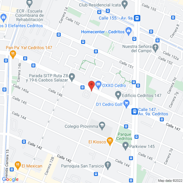 Map of Acpi Ltda. Asesorías Contra Plagas E Infestaciones