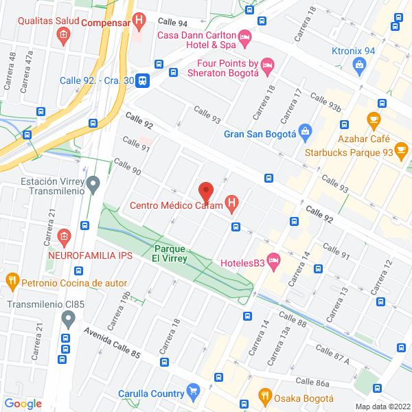 Map of Moncada & Barrero Abogados S.A.S.