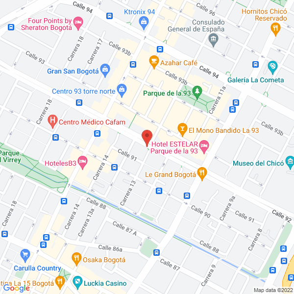 Map of Productos La Carreta Ltda.