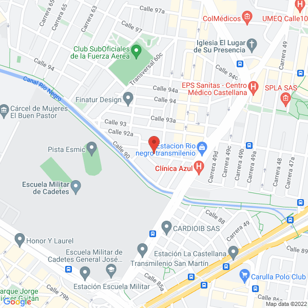 Map of Penelma Bronce Lamparas