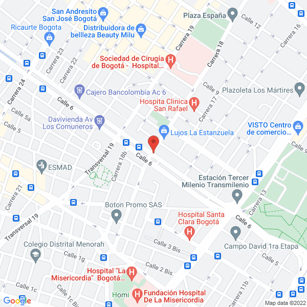Map of Almacén Jarpaques