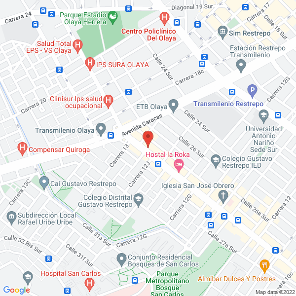 Map of Abc La Casa Del Tolima