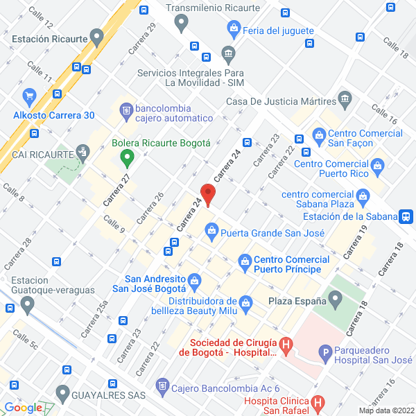 Map of Ferrexito S.A.S