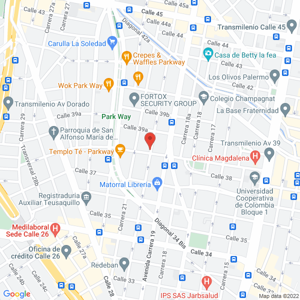 Map of Jardin Infantil Parvulos