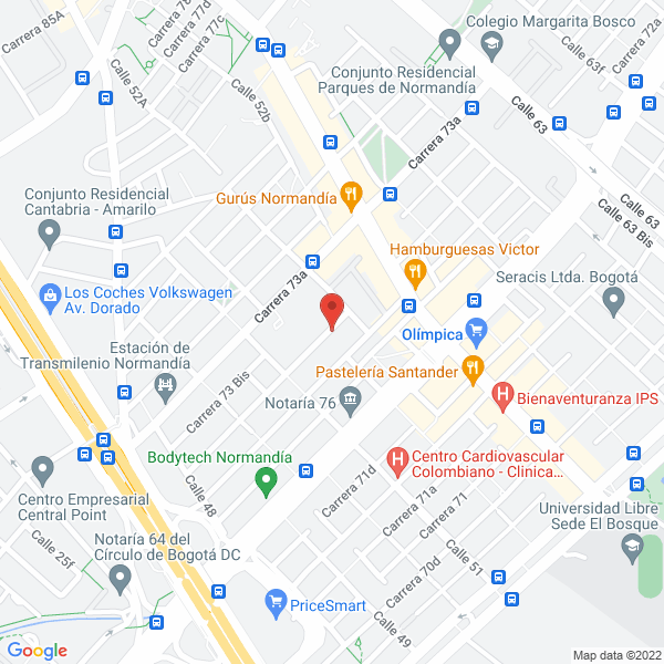 Map of Hogar Geriátrico San Mateo