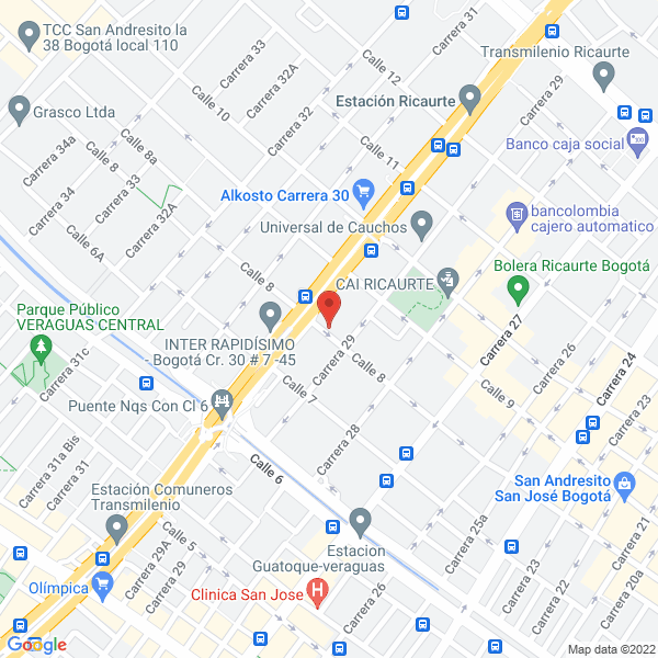 Map of Oxilaminas Ltda.