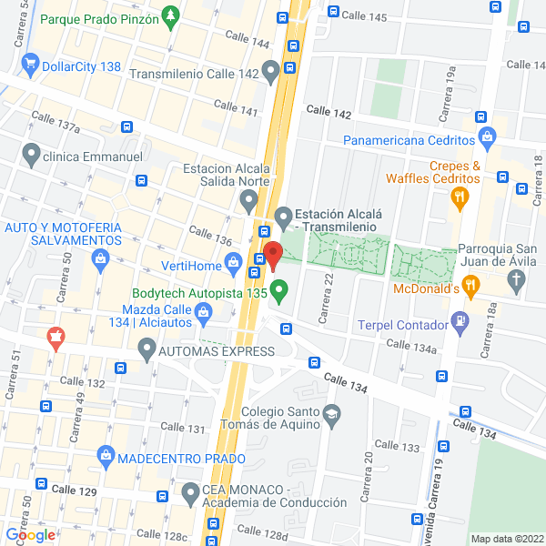 Map of Electrolux Servicio Técnico