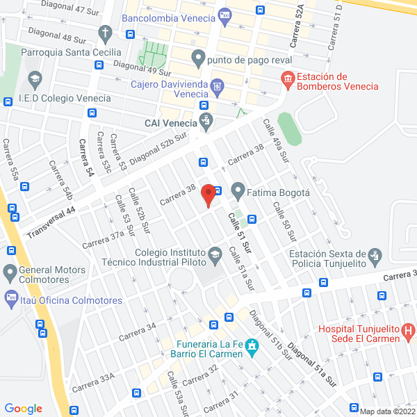 Map of Grupo Lethal