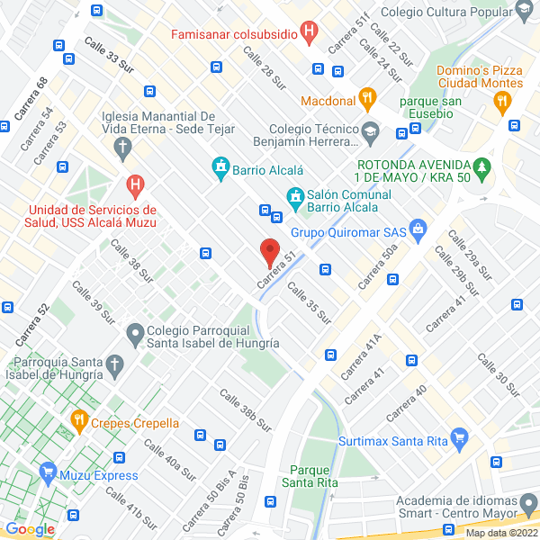 Map of Guillermo Fino Serrano Asociados
