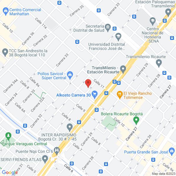 Map of Abc Administración Transporte Y Logística Atl S.A.S