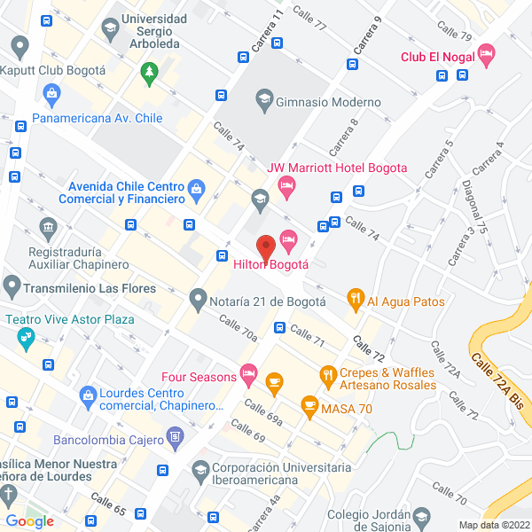 Map of Acciones & Valores S.A. Agente Western Union