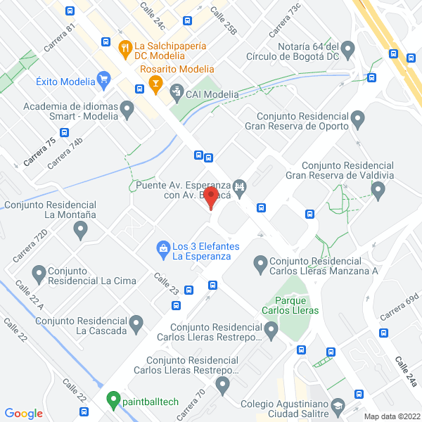 Map of Freddy Florez B Y CIA. Ltda.