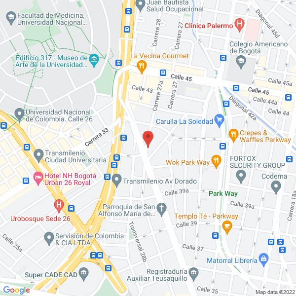 Map of Química Mercurio Ltda.