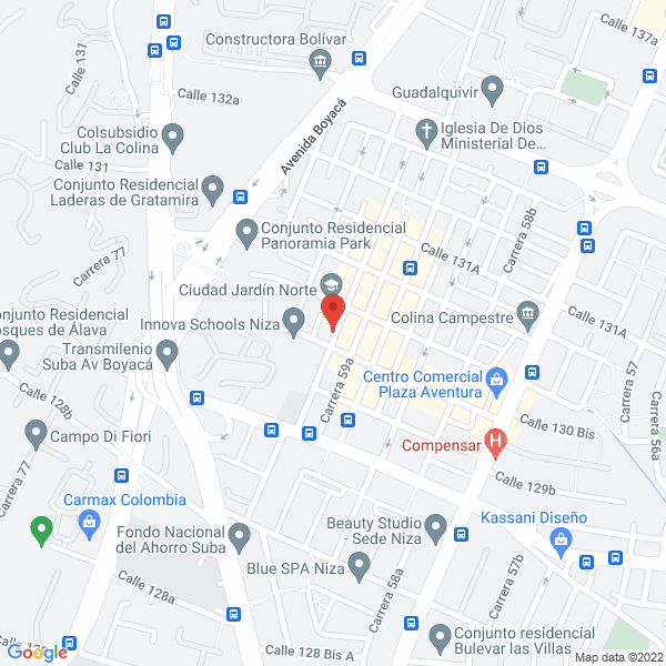 Map of Colision Express A & H S.A.S