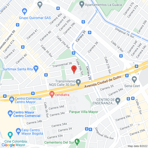 Map of Clínica Veterinaria Animedical