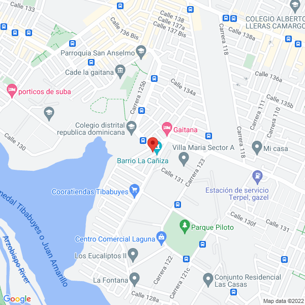 Map of Atoda Maquina