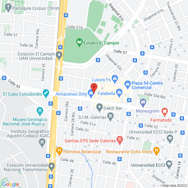 Map of La Esquina Del Tango