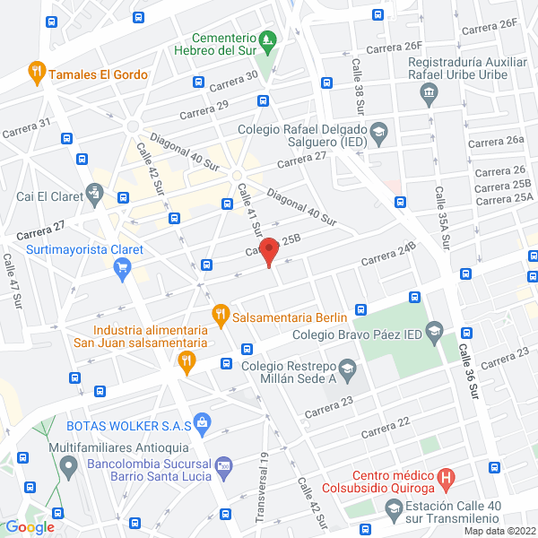Map of Marmol Y Construcciones Forero