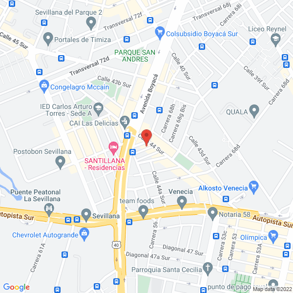 Map of Jorge Bohorquez