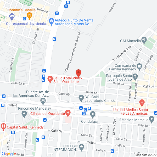 Map of C.A.D. Fundación Fenima