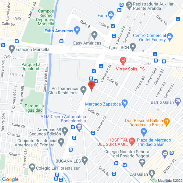 Map of Vea & Cía Ltda.
