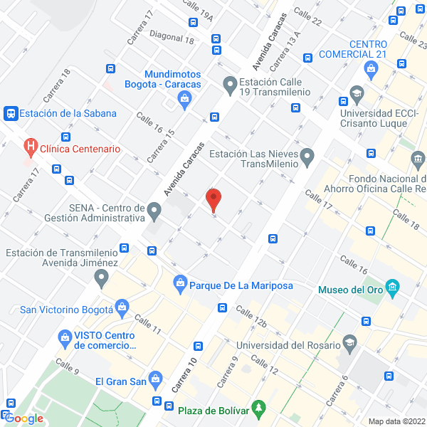 Map of Nacional De Electricos H.H. Ltda.
